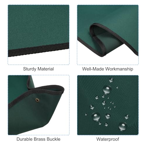 39.4" x 29.5" Waterproof Plant Repotting Mat with Garden Tools E73393
