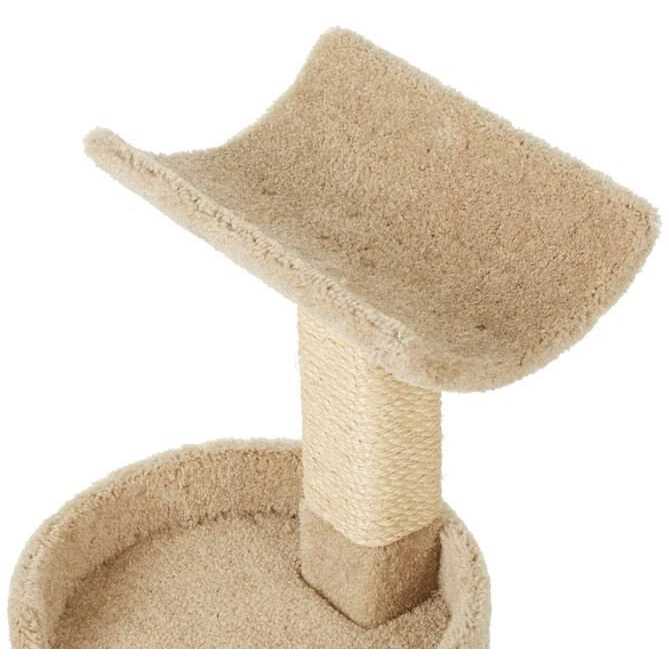 32-in Real Carpet Wooden Cat Tree O68862