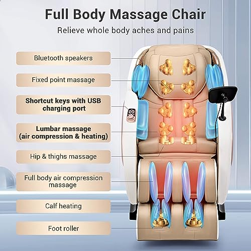 Black Shiatsu Massage Chair F5326