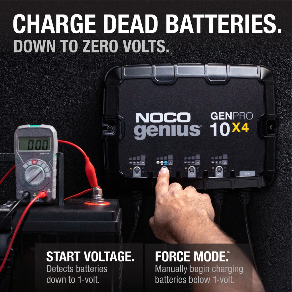 4-Bank 40A 12V Onboard Battery Charger B60402