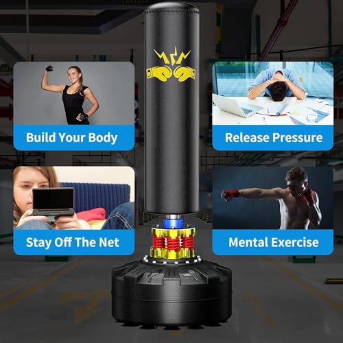 70'' Freestanding Heavy Punching Bag T396426