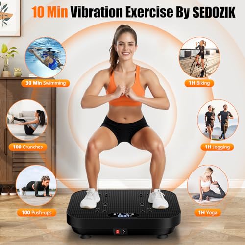 Vibration Plate Exercise Machine with 330 Lbs Capacity G4981