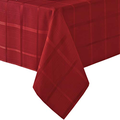 70 Inch Round Beige Polyester Tablecloth A8692