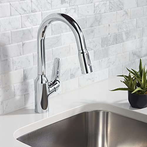 Black High Arc Kitchen Faucet with Pull Down Sprayer M39737