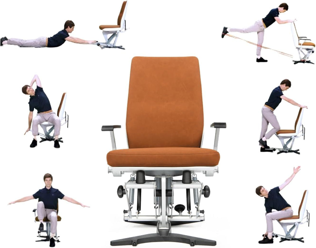 Ergonomic Office Chair Exercise Chair Pilates Yoga Reformer D637