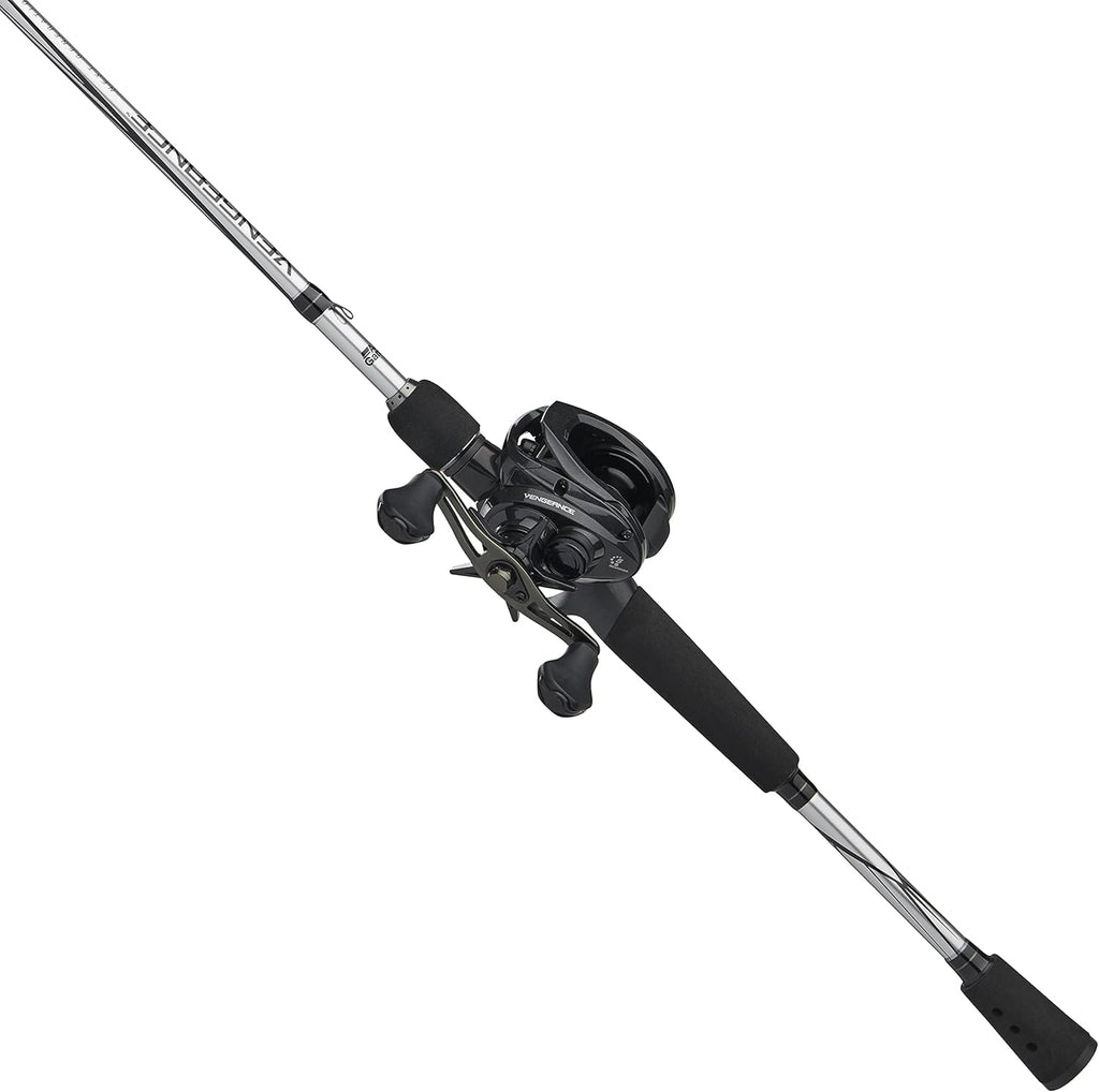 Low Profile Baitcast Reel and Fishing Rod Combo T9144