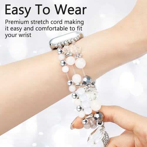 Bracelet Beaded Bands Elastic Stretch Crystal Strap H757