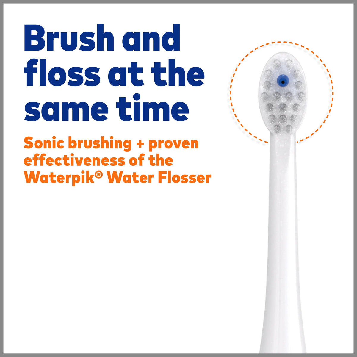 White Electric Toothbrush & Water Flosser Combo O553463