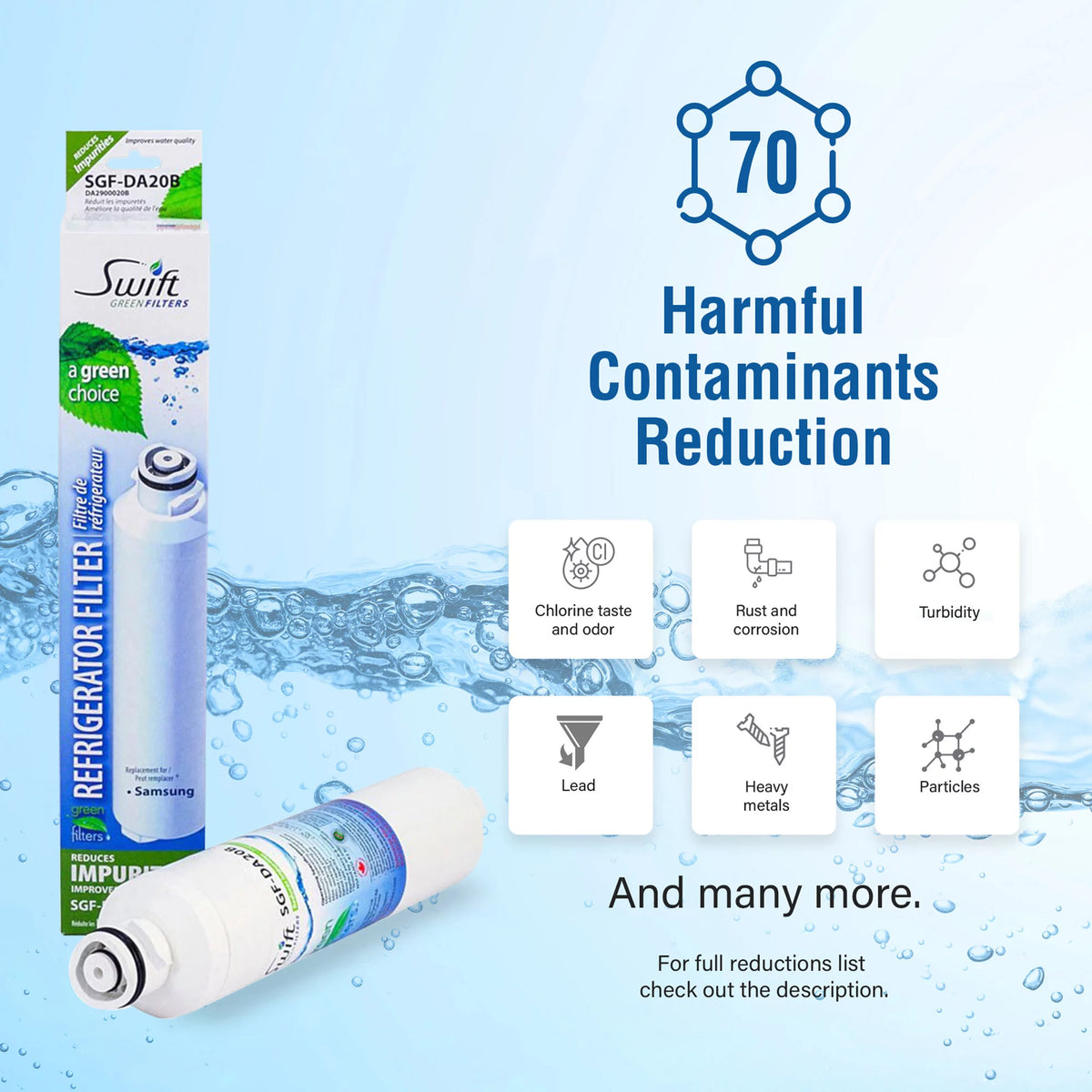 2 Pack Replacement Water Filters O9228
