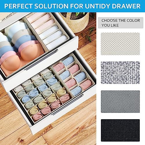 Black Set of 4 Drawer Organizer K383036