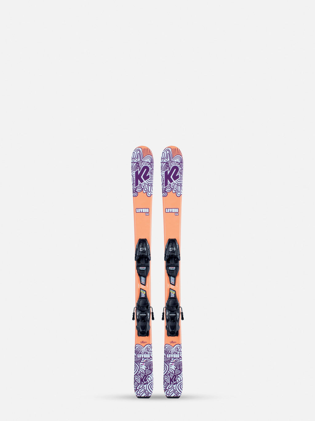 Kids Skis with Bindings 76cm H1866
