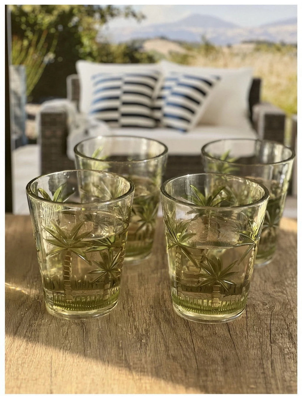 15 oz Set of 4 Clear Acrylic Tumbler W37623
