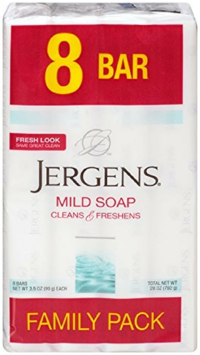 Mild Soap 8 Bars 3.5 oz ea P343989