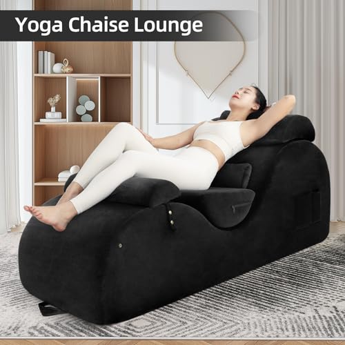 Pink X-L Chaise Lounge Chair with Headrest T86351