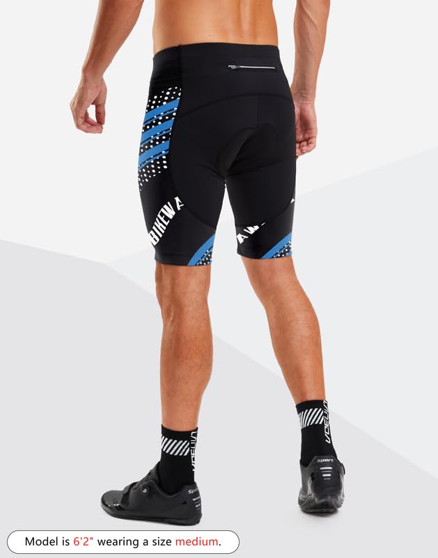 4D Padded Cycling Shorts with Zipper Pockets K934