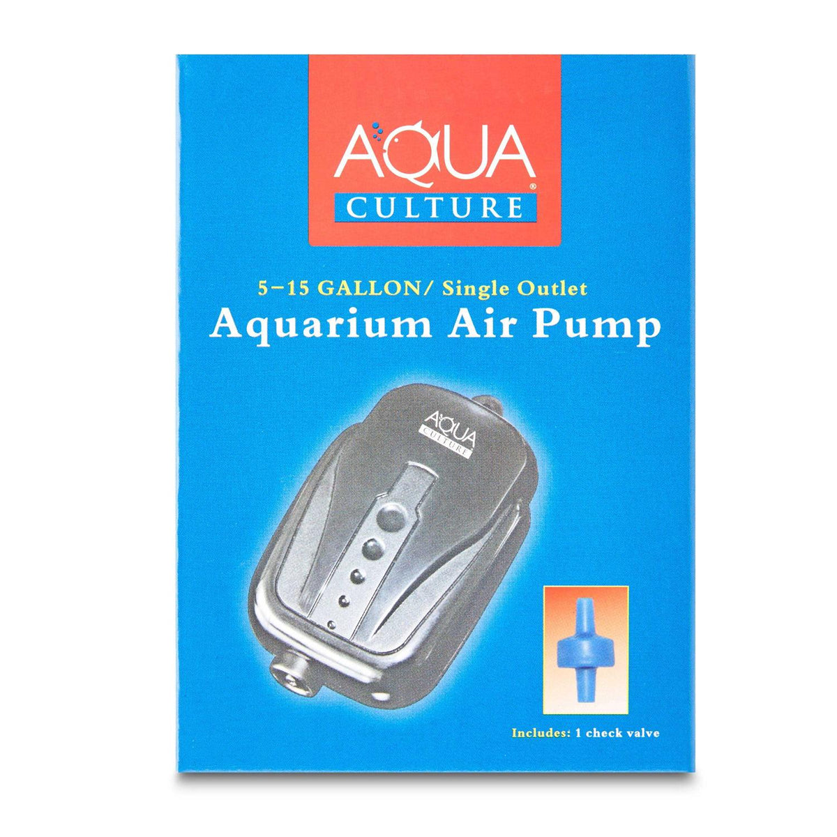 5-15 Gallon Single Outlet Aquarium Air Pump I2693