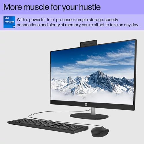 27" Touchscreen All-in-One with FHD Display, Intel Core i7, 16GB RAM, 1TB SSD, Windows 11 Home, Black D189
