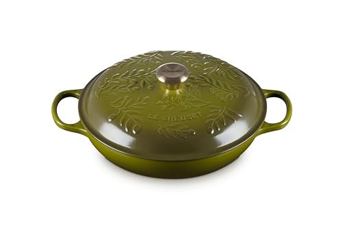 Enameled Cast Iron Braiser, 3.5 qt., Artichaut H3965