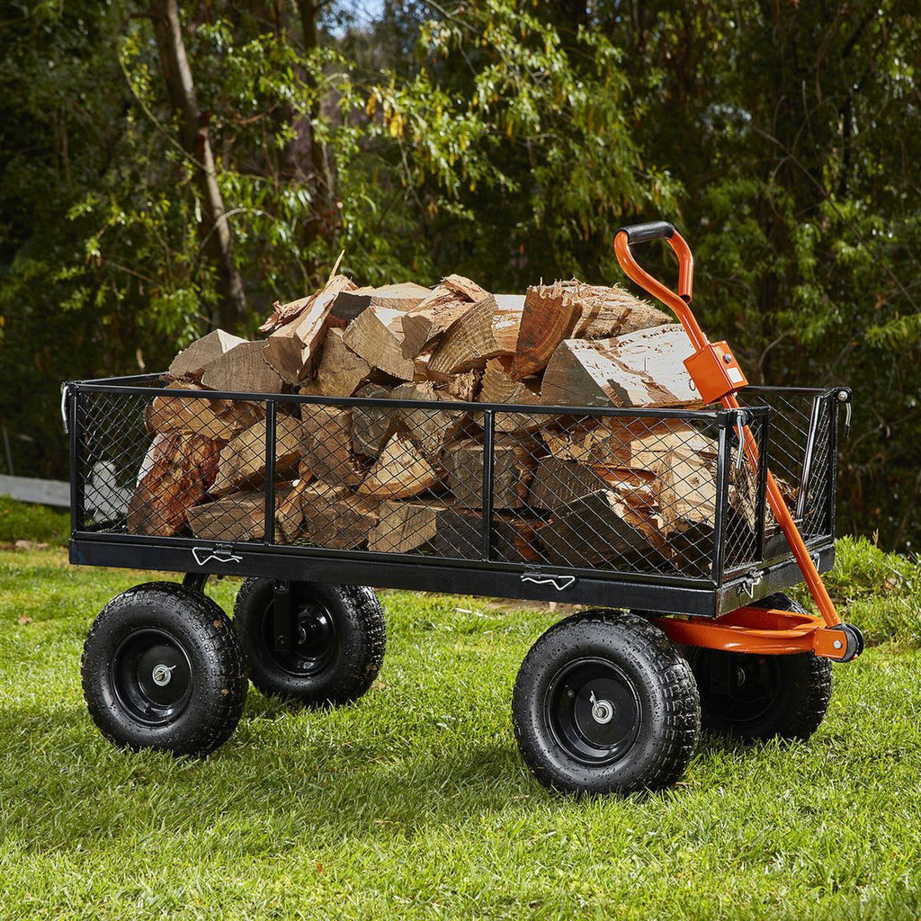 Steel Utility Cart with Removable Sides J816