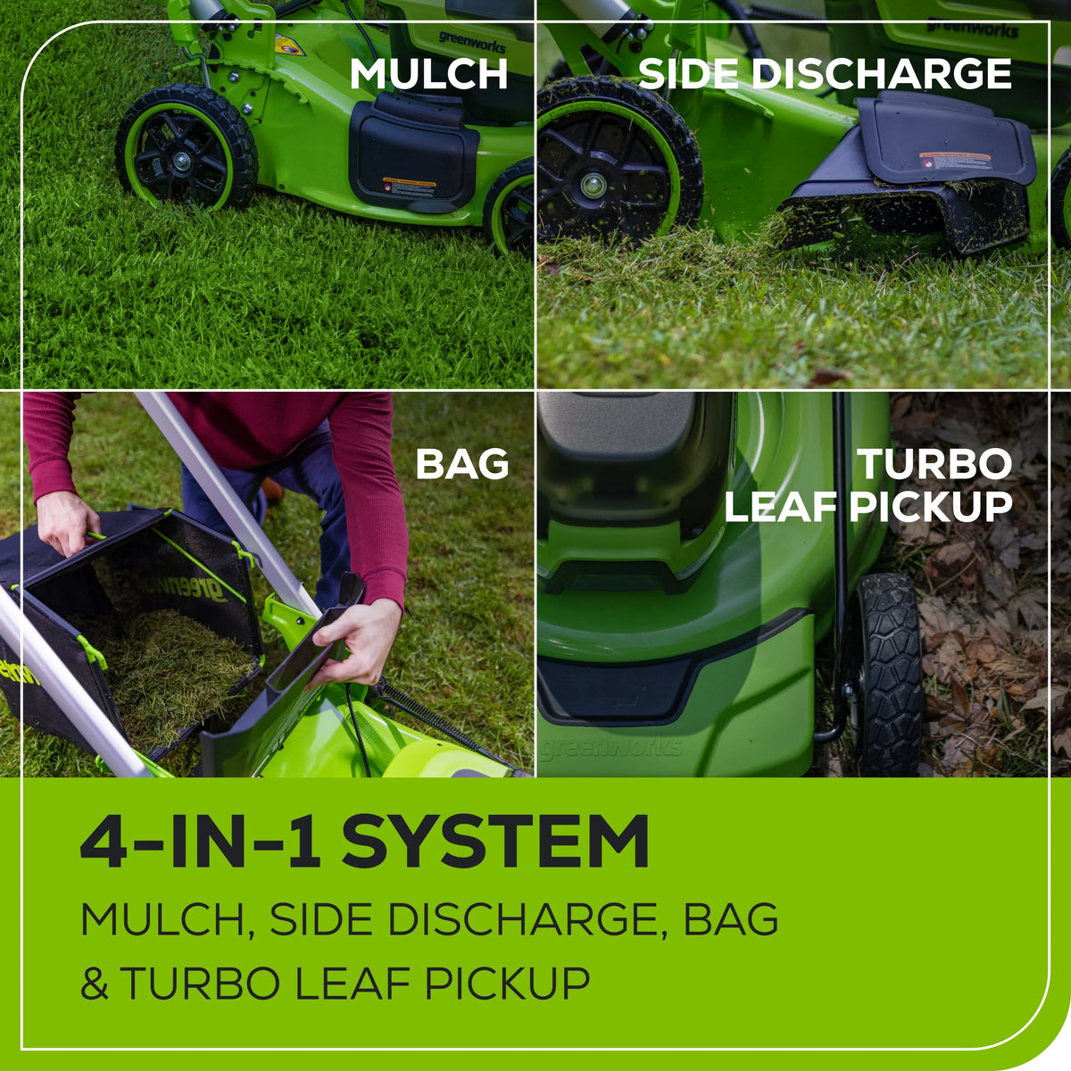 60V 21 Self Propelled Lawn Mower with 8.0 Ah Battery & Rapid Charger Y255310