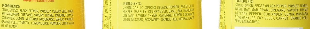 All Natural Salt-Free Seasoning Variety Pack 2.5 oz J98543