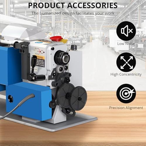 550W Mini Metal Lathe 7" x 12" Benchtop with 3-Jaw Chuck X342864