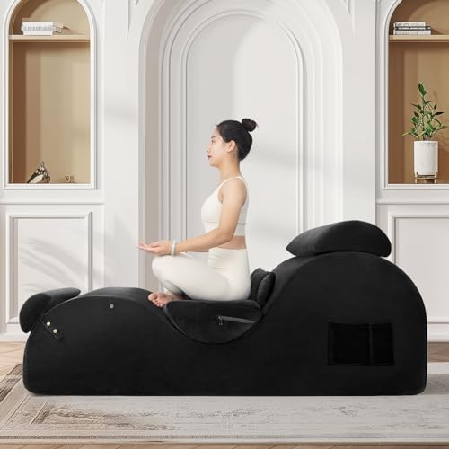 Pink X-L Chaise Lounge Chair with Headrest T86351