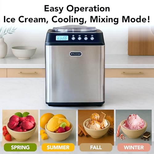2.1 Qt. Stainless Steel Ice Cream Maker T276452