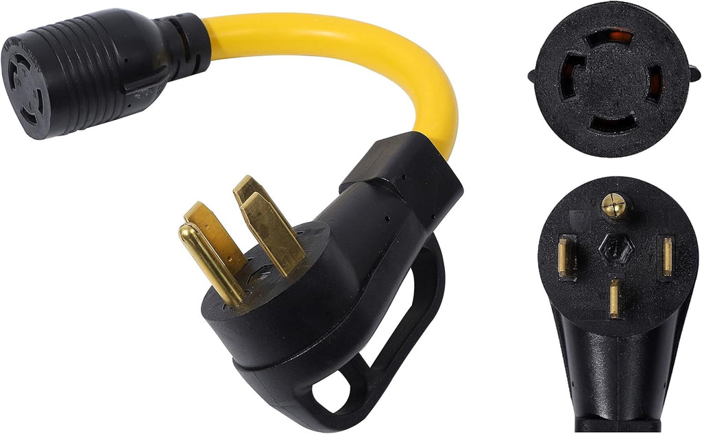 NEMA 14-50P to L14-30R 50 Amp 4 Prong Power Cord Adapter M6228