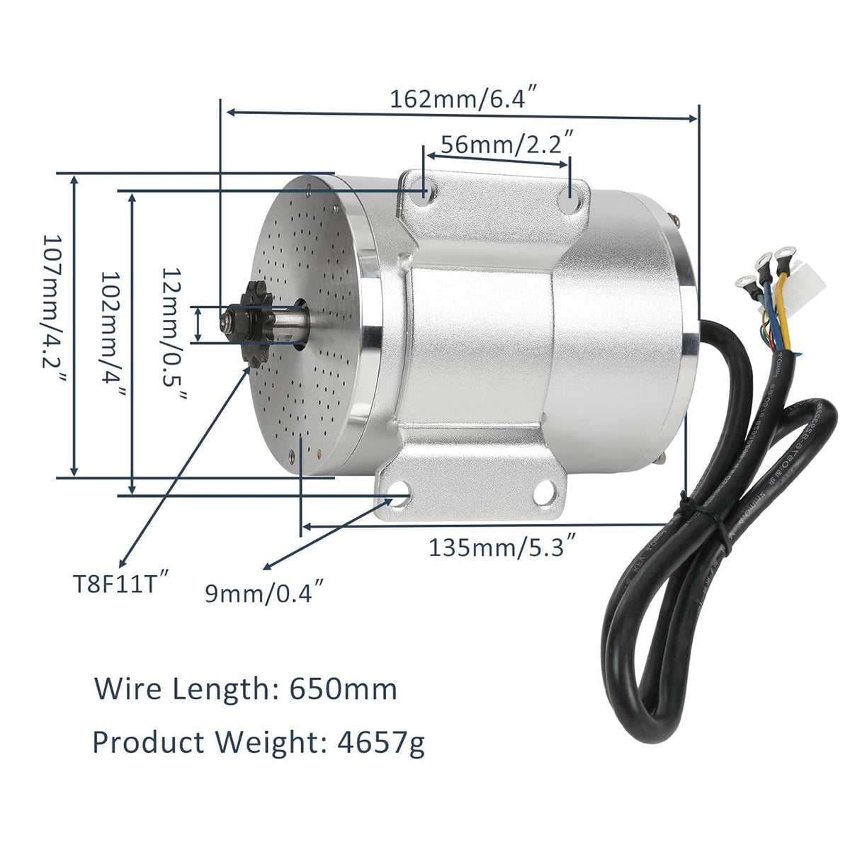 72V 3000W Brushless Motor Kit with LCD Display V14360