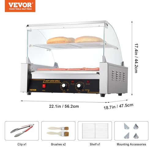 Stainless Steel Hot Dog Roller with 5 Rollers I264