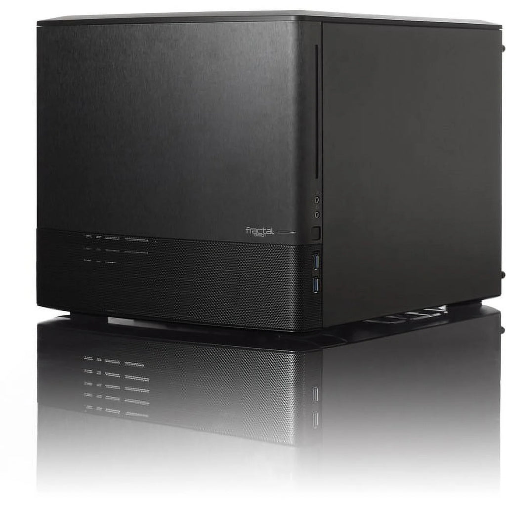 Black Window Aluminum/Steel Micro ATX Cube Computer Case I470452