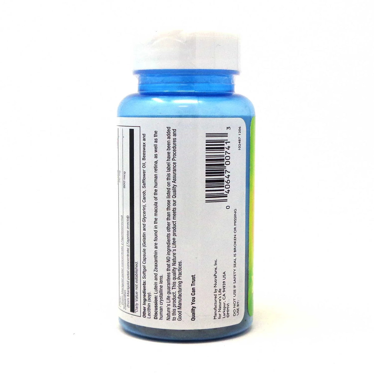 Lutein 20 mg Plus Zeaxanthin 60 Softgels F24758
