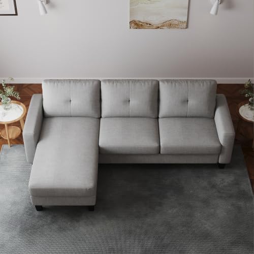Blue Polyester L Shaped Sofa B31107
