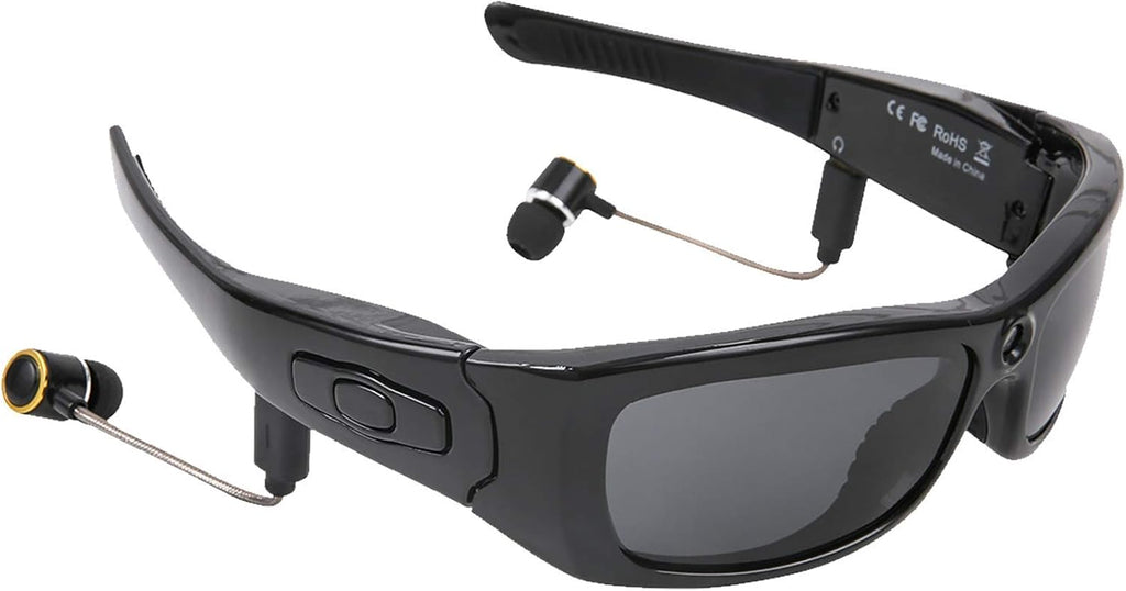 Bluetooth Sunglasses Camera Full HD 1080P Video Sunglasses Sports Action Camera with Polarized UV Protection Safety Lenses G895