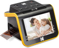 Film and Slide Scanner with 5" LCD Screen, Convert Color & B&W Negatives & Slides 35mm, 126, 110 Film to 22MP JPEG Digital Photos X700