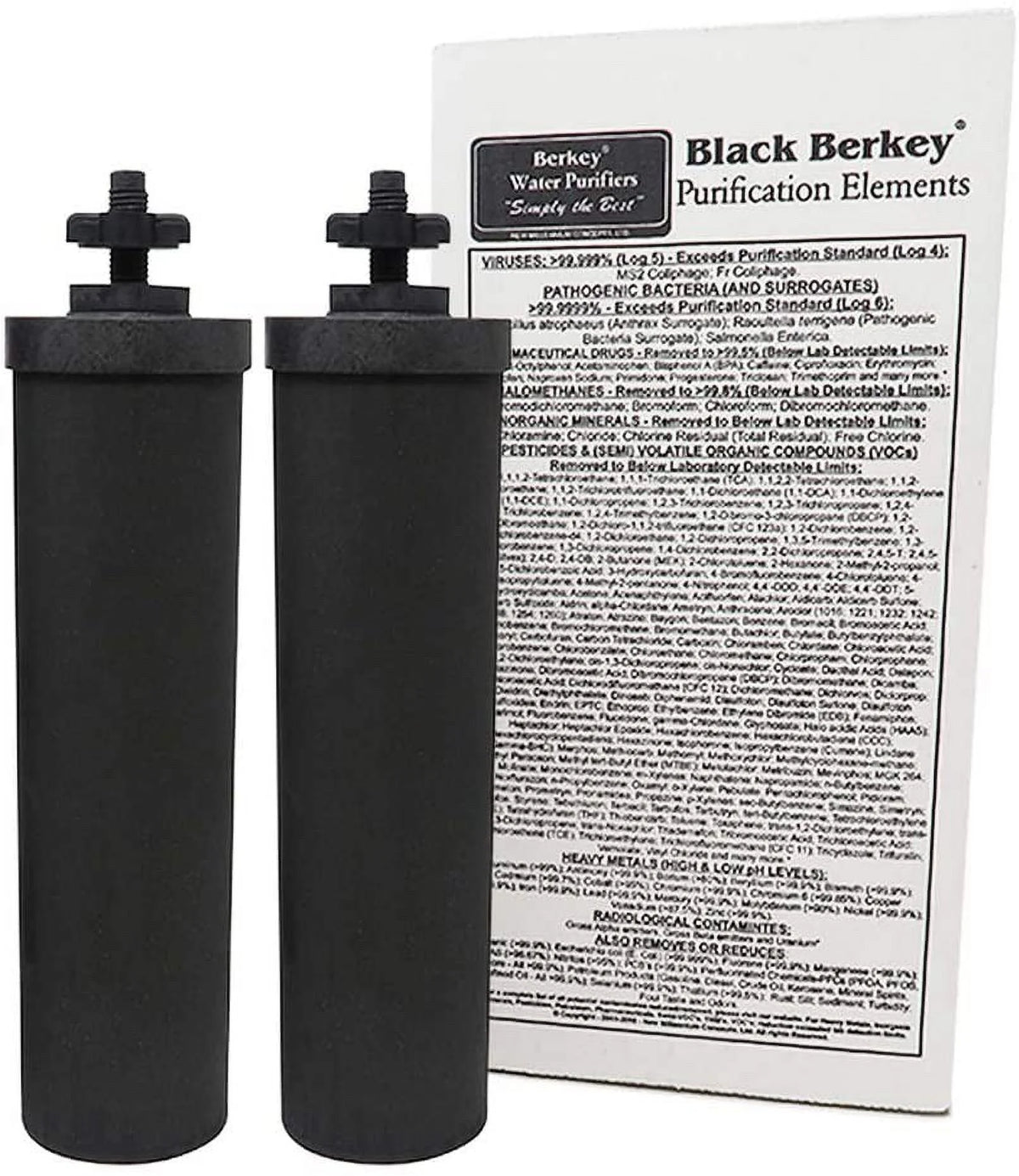 Black Berkey Elements Set of 2 Filters Y919