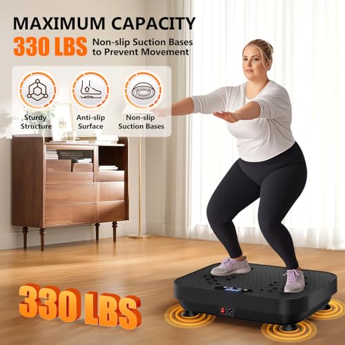 Vibration Plate Exercise Machine with 330 Lbs Capacity G4981