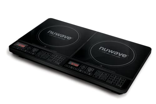 Double Induction Cooktop, 1800W, 2 Large 8” Heating Coils, Independent Controls, 94 Temp Settings, Ceramic Glass Surface Z8770