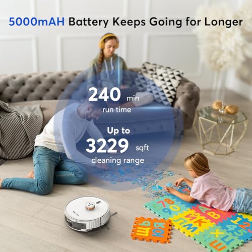 Robot Vacuum and Mop with Self-Emptying Dock Q602372