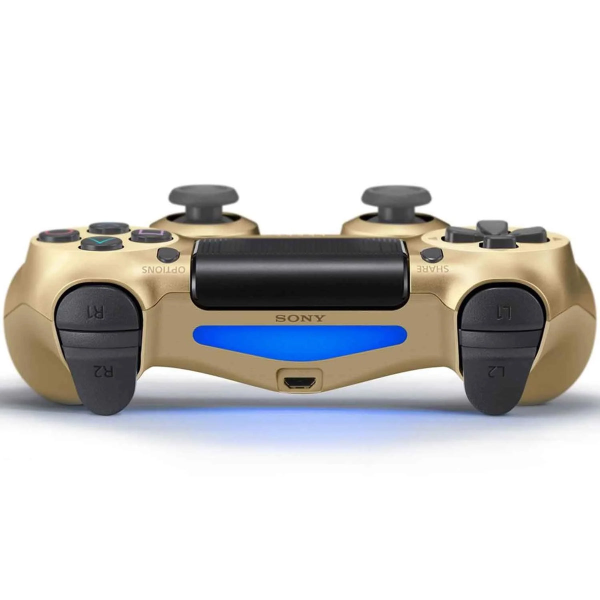 Gold Gaming Controller PS4 Console With Cleaning Kit Bundle B634