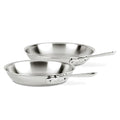 3-Ply Stainless Steel Fry Pan Set 2 Piece 10 12 Inch Q153498