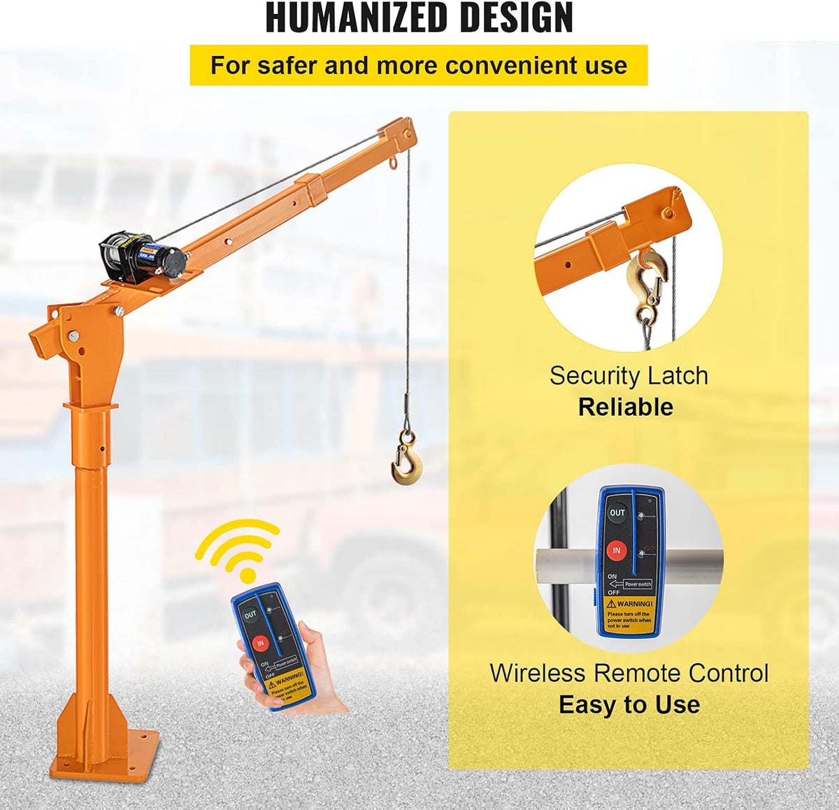 Truck Crane Frame with Adjustable Telescopic Boom R91883