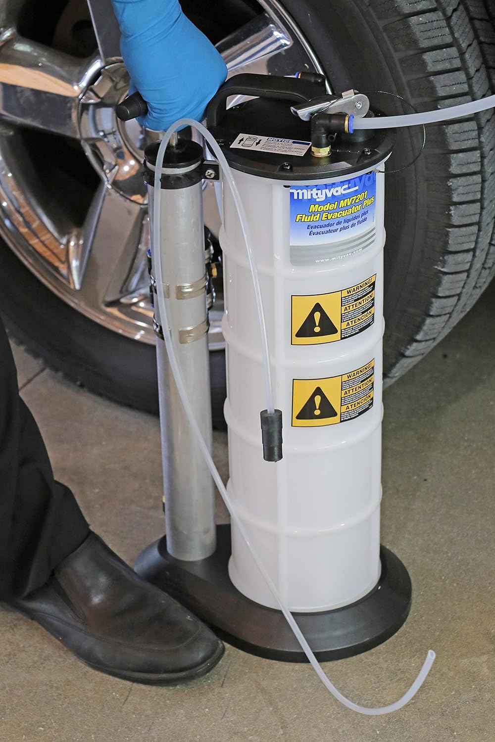 Manual Fluid Evacuator with 2.3 Gallon Reservoir C480649