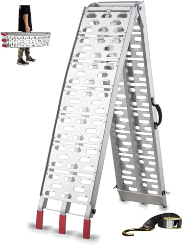 Aluminum Folding Loading Ramps with Handle E89959