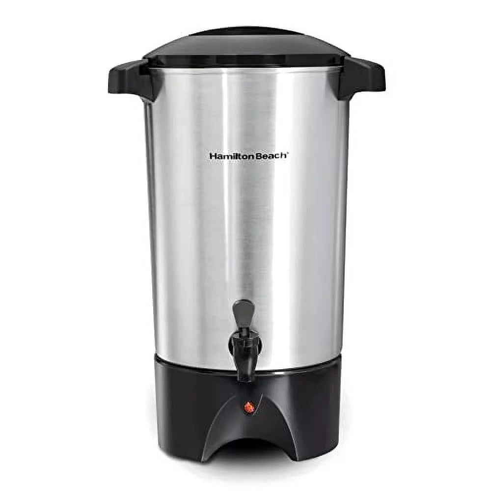 Silver 45 Cup Coffee Urn and Hot Beverage Dispenser O87601