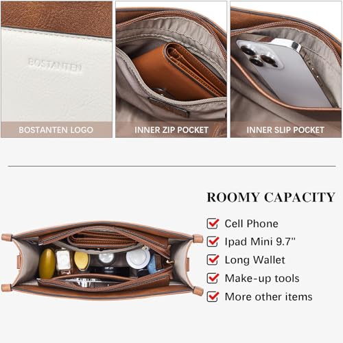 2PCS Vegan Leather Crossbody Shoulder Bag with Wide Guitar Strap R937655