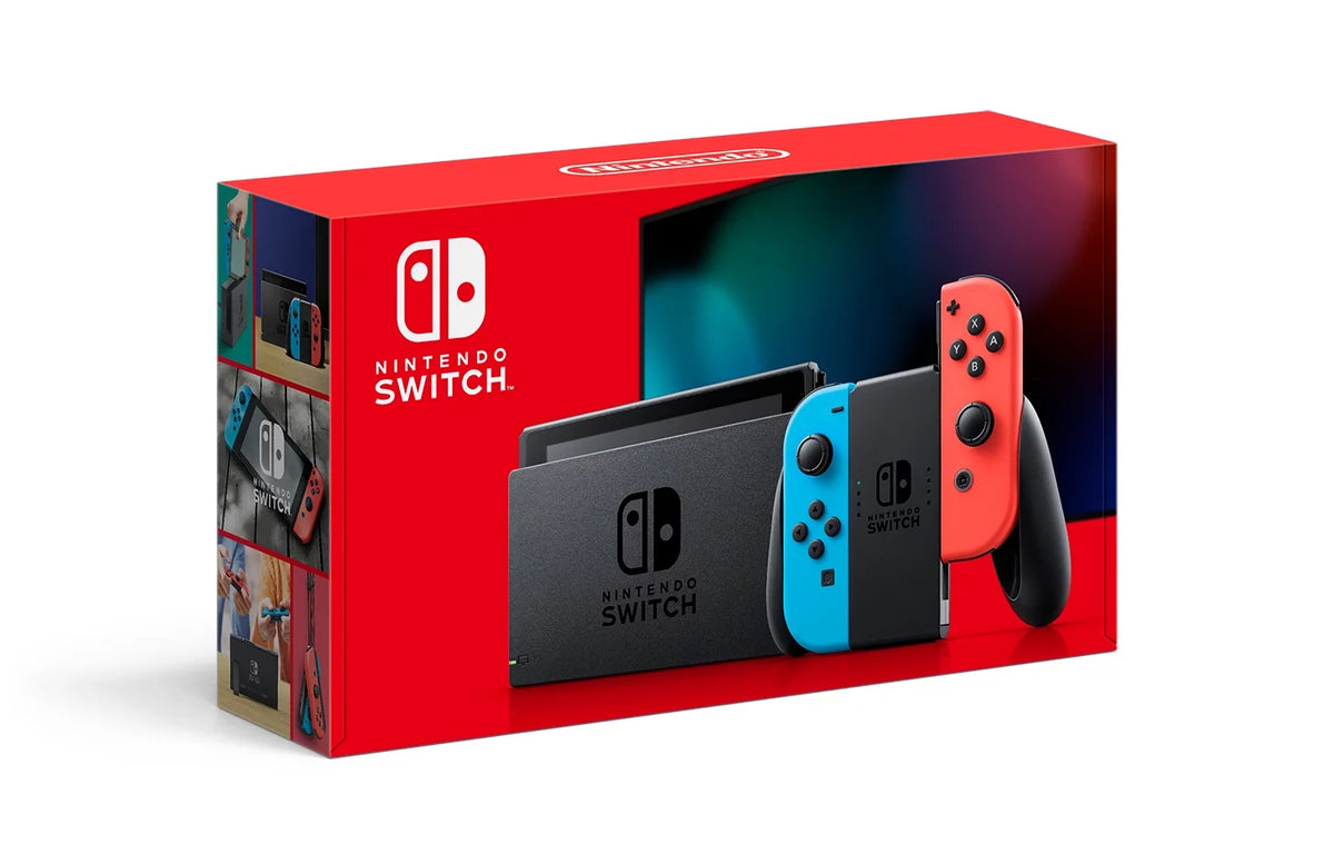 Nintendo Switch Console with Neon Blue & Red Joy-Con B5811