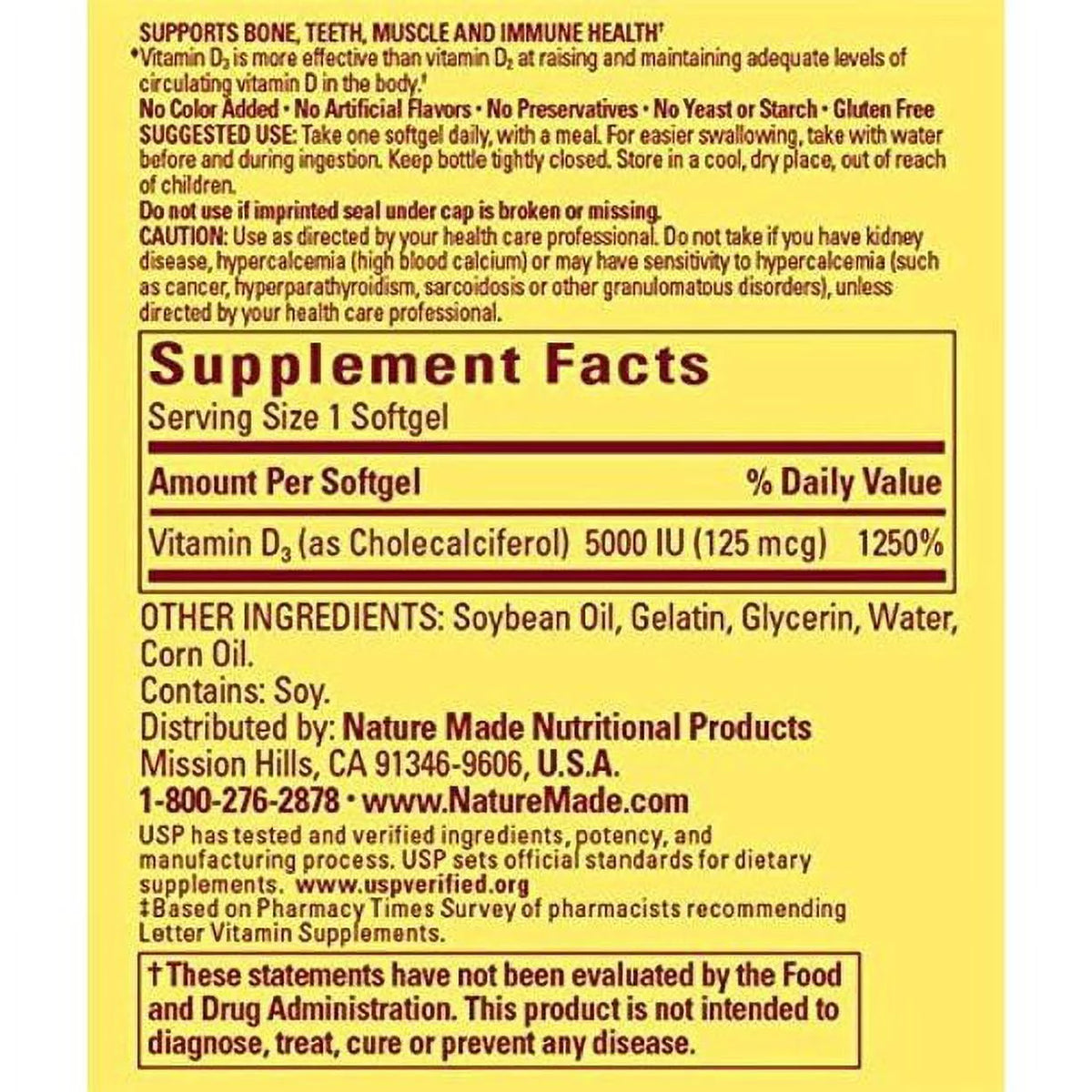 90 s Vitamin D3 Supplement N7788