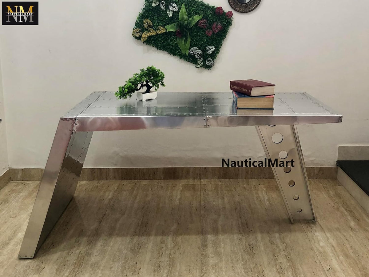 Silver Aluminum Desk I618047
